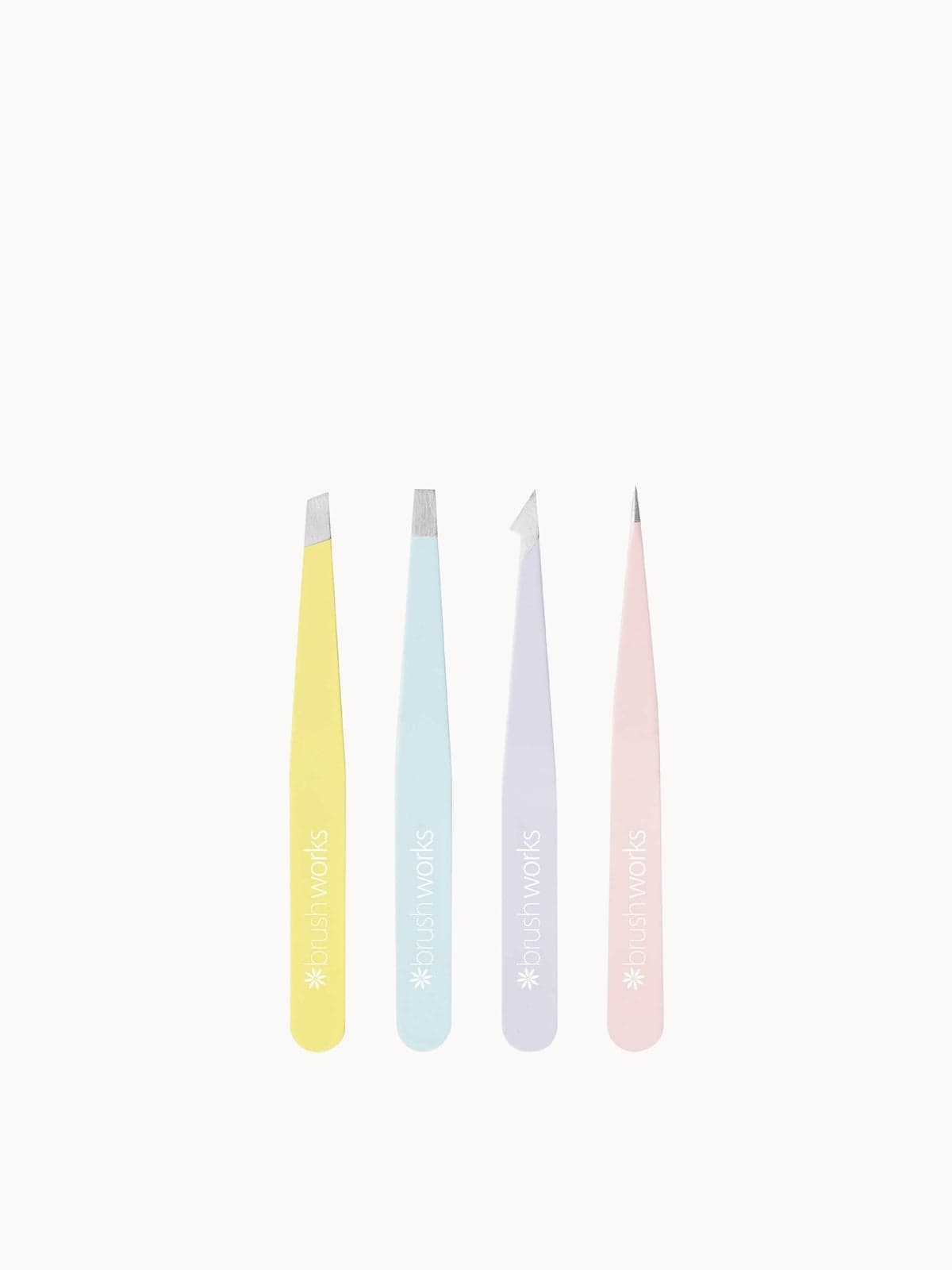 brushworks HD Combination Tweezer Set - Mixed