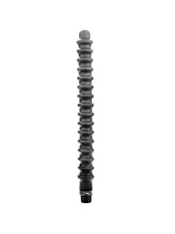 All Black Mega Ripple Shower Anal Silicone 28.5 Cm