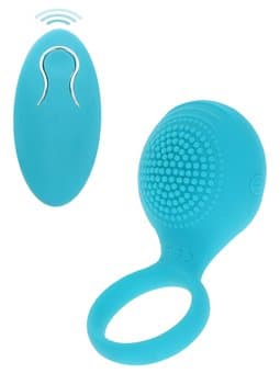 Toyjoy Tickle Brush C-Ring Blue