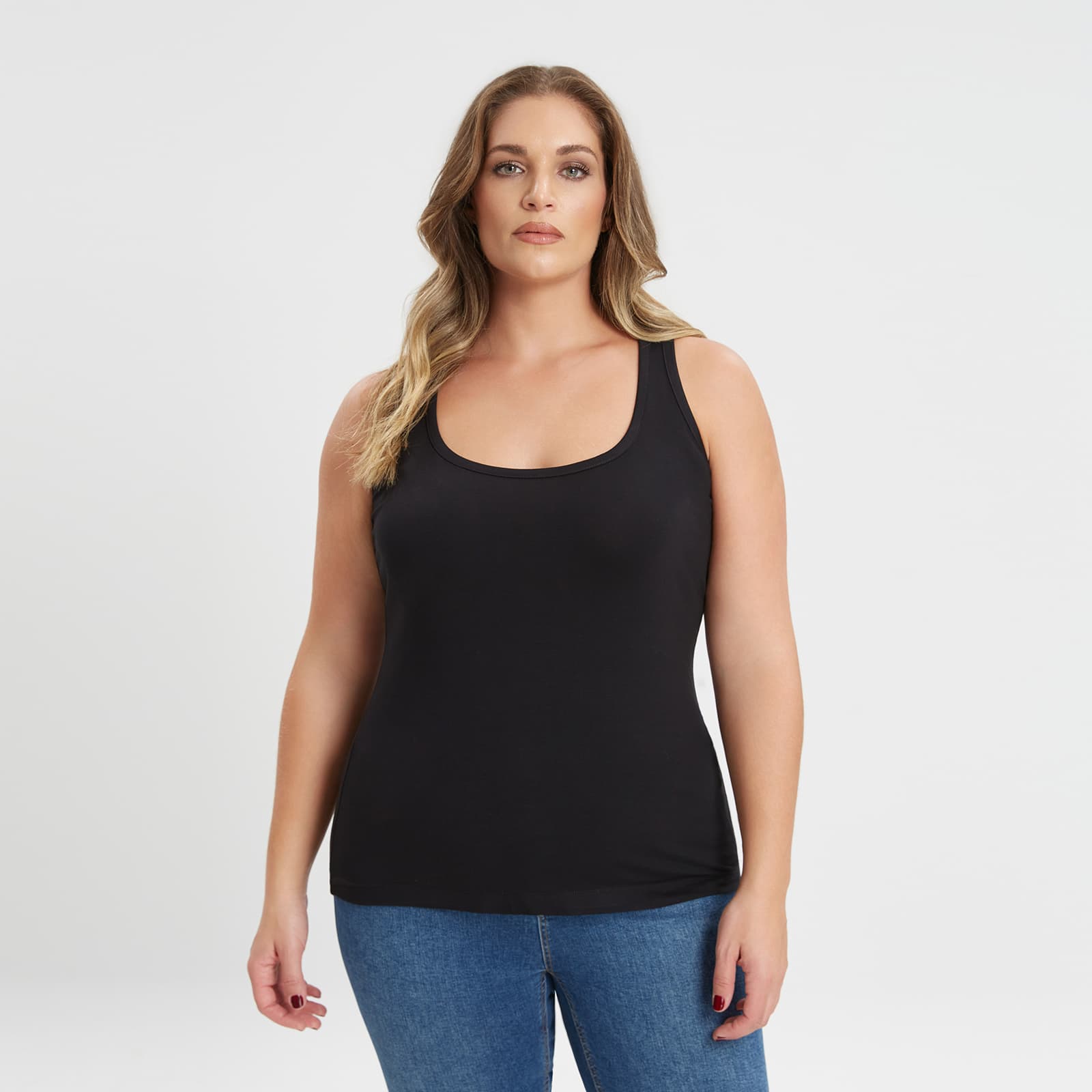 Basic viscose tank top