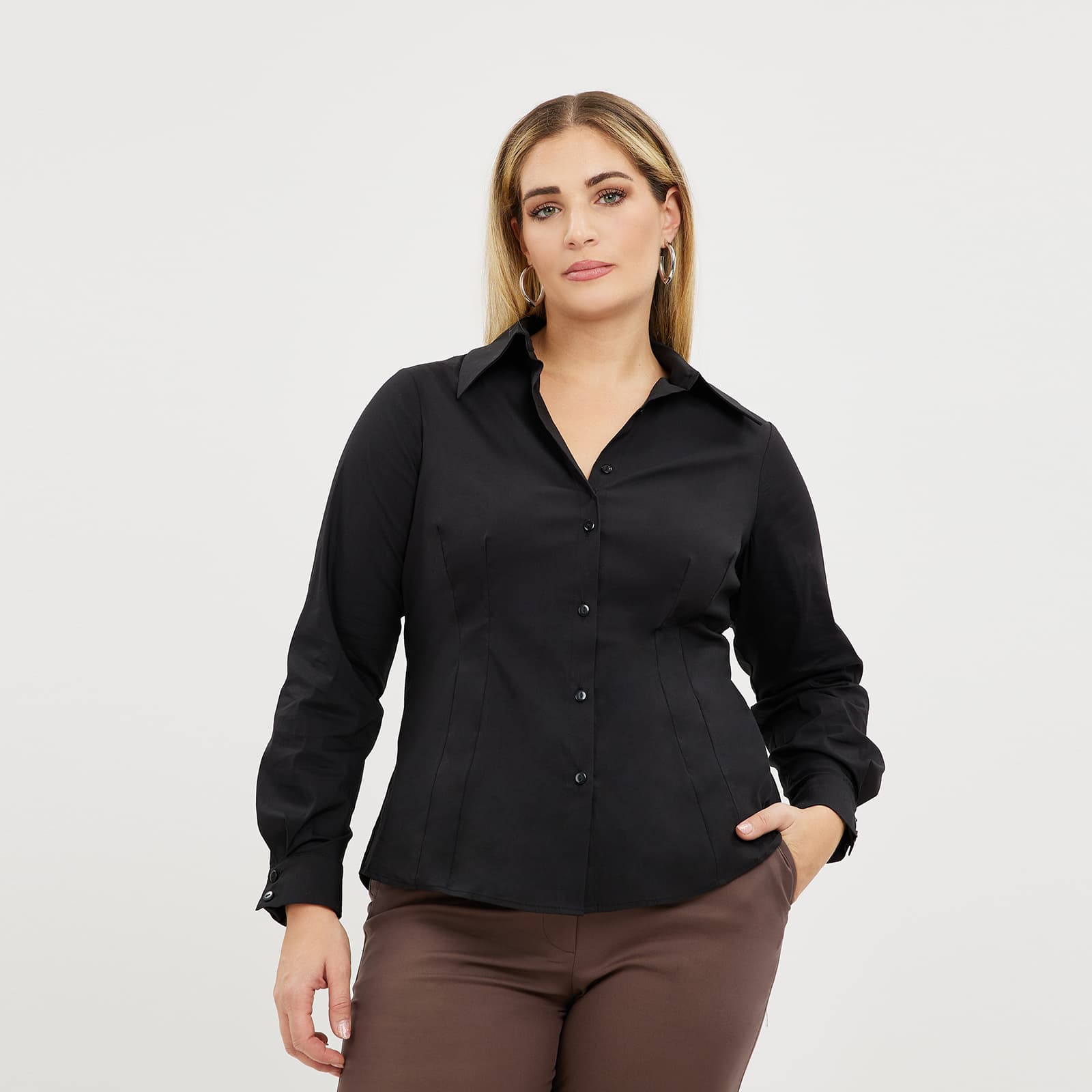 Basic poplin shirt