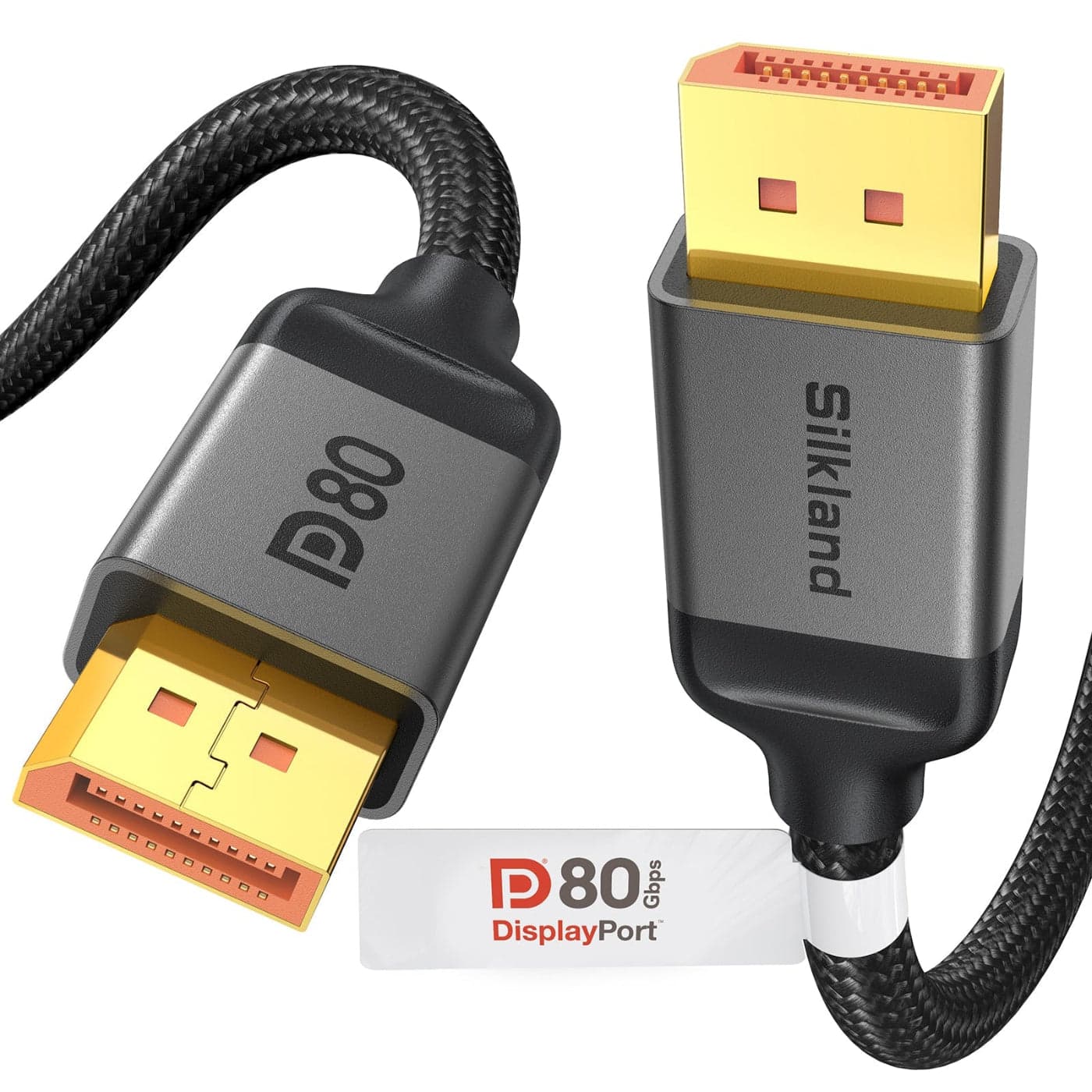[VESA Certified] Displayport 2.1 Cable 80Gbps