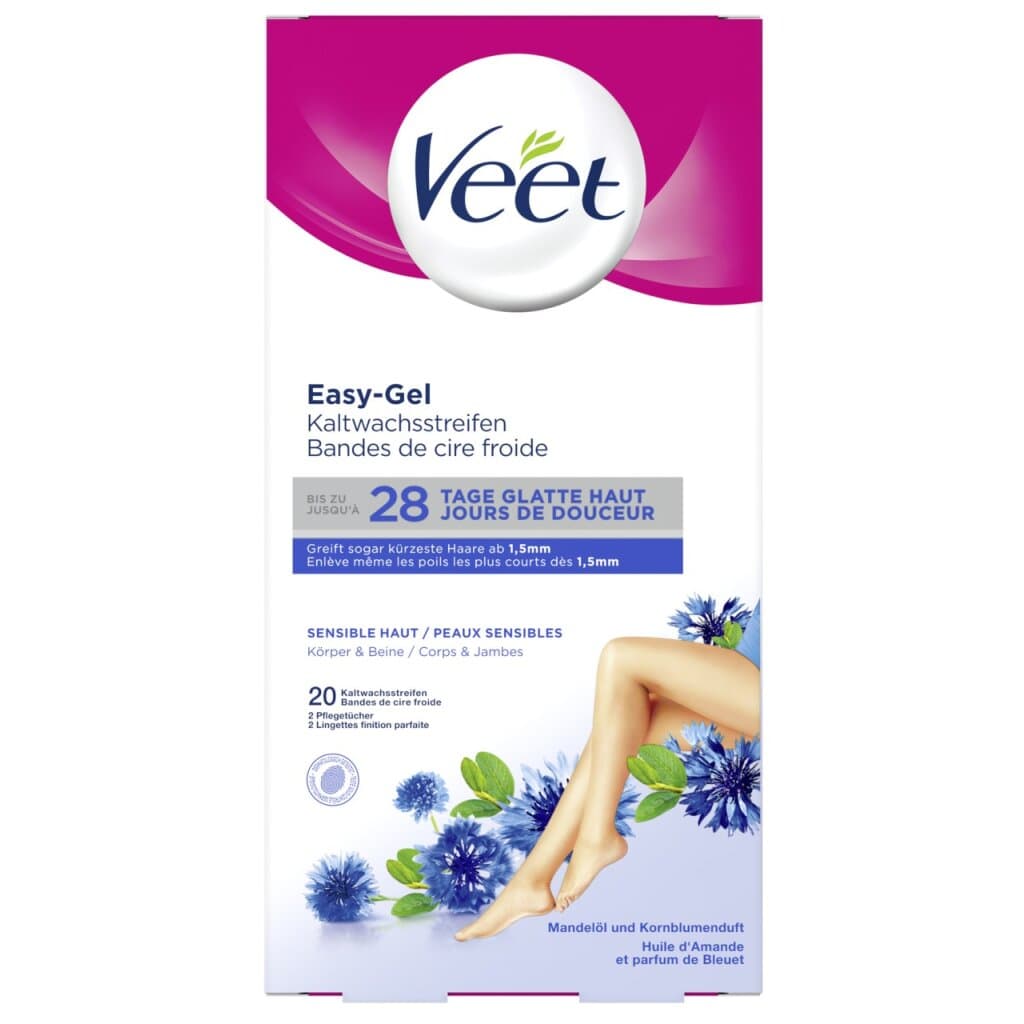 VEET Kaltwachsstreifen für sensible Haut