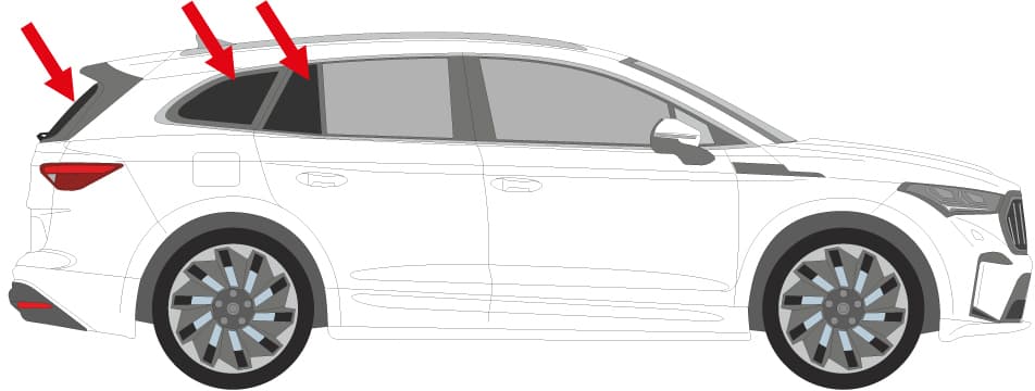 Passgenauer Sonnenschutz für Skoda ENYAQ iV SUV 2020-