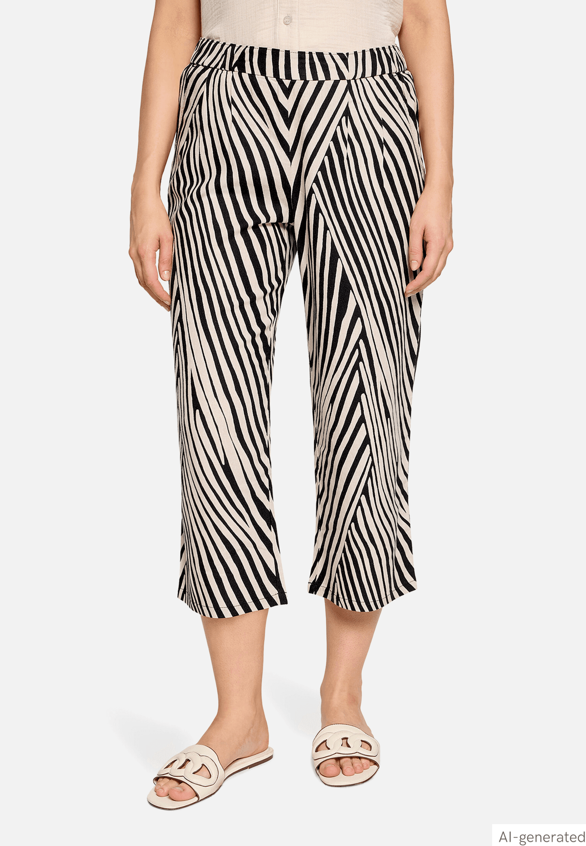 Culotte mit Bundfalten