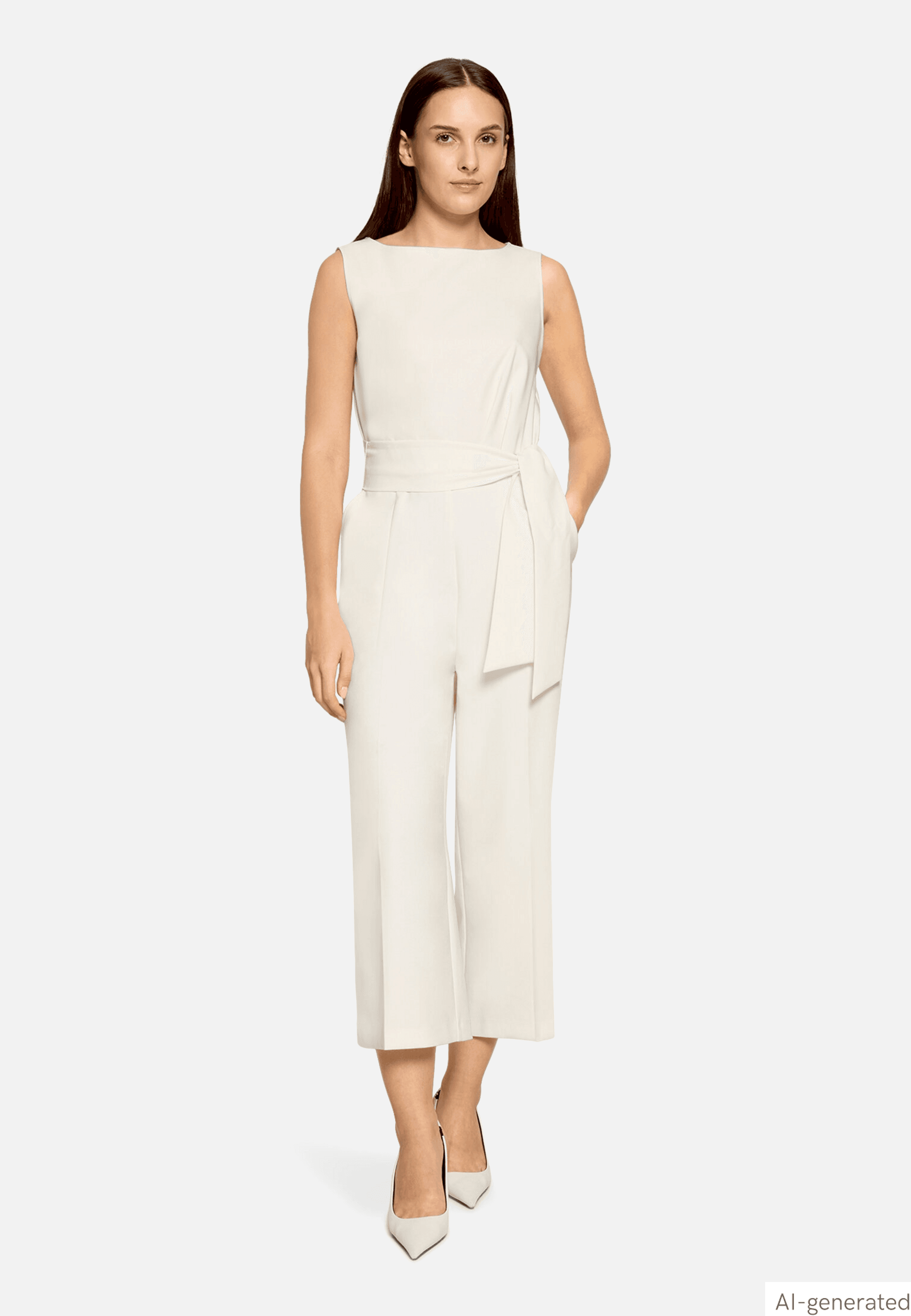 Eleganter Jumpsuit mit Eingrifftaschen