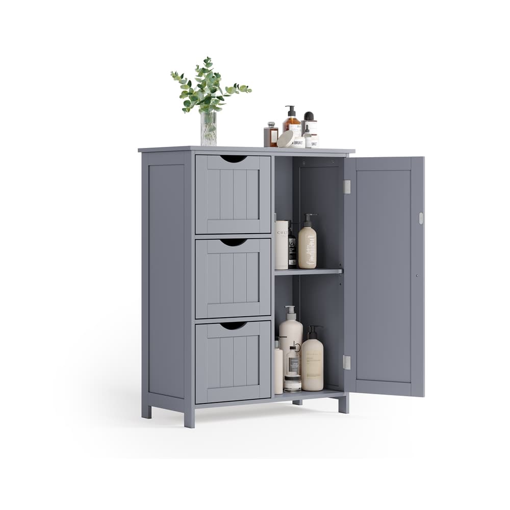 Badezimmerschrank mit 3 Schubladen und Schranktür