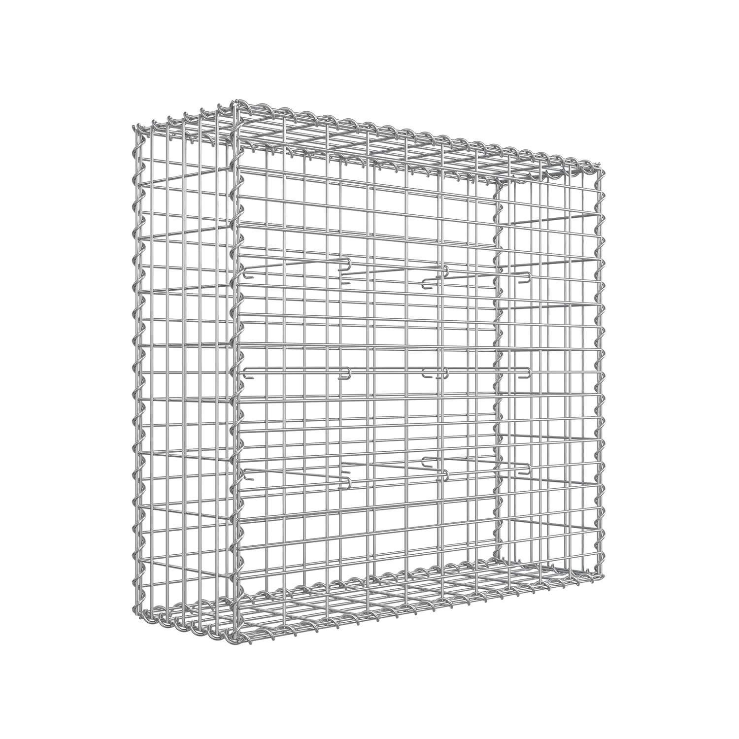 Gabione aus Metallgitter