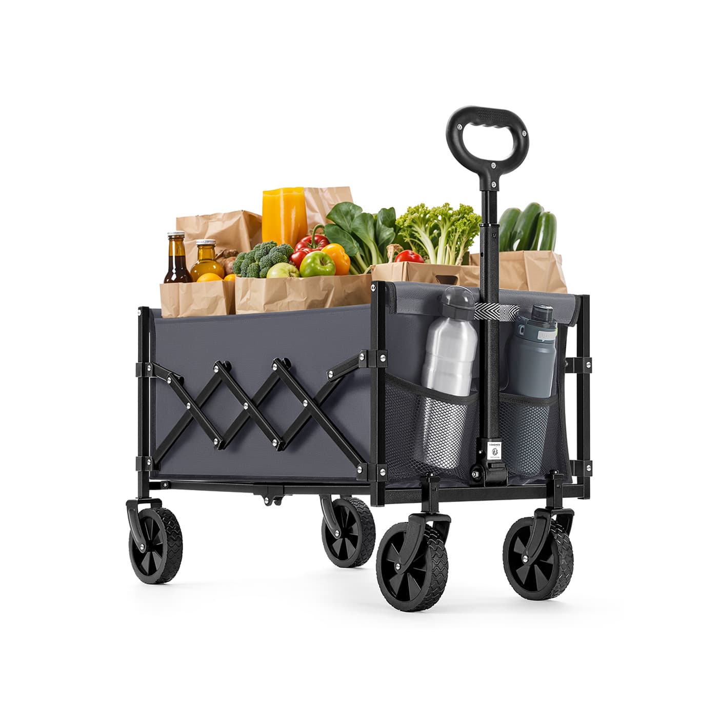 Handwagen faltbar bis 150 kg Schiefergrau