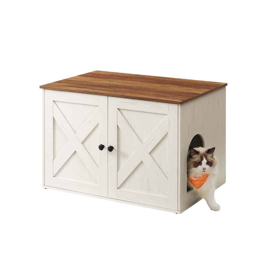 Katzenklo-Schrank mit Türen