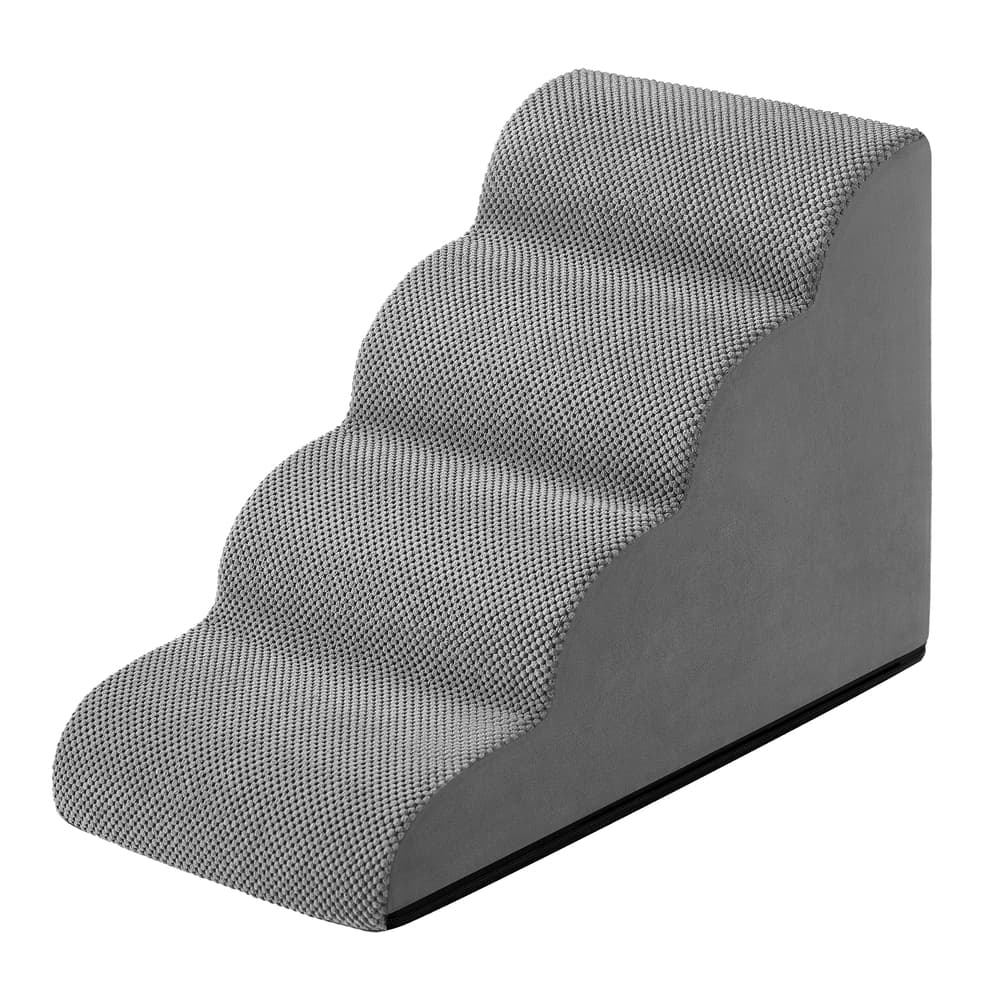 Hundetreppe, 4-stufig-Haustiertreppe, Waffelcord