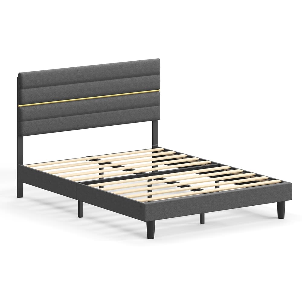 Bettgestell, Doppelbettgestell, passend für 140 x 200 cm Matratze
