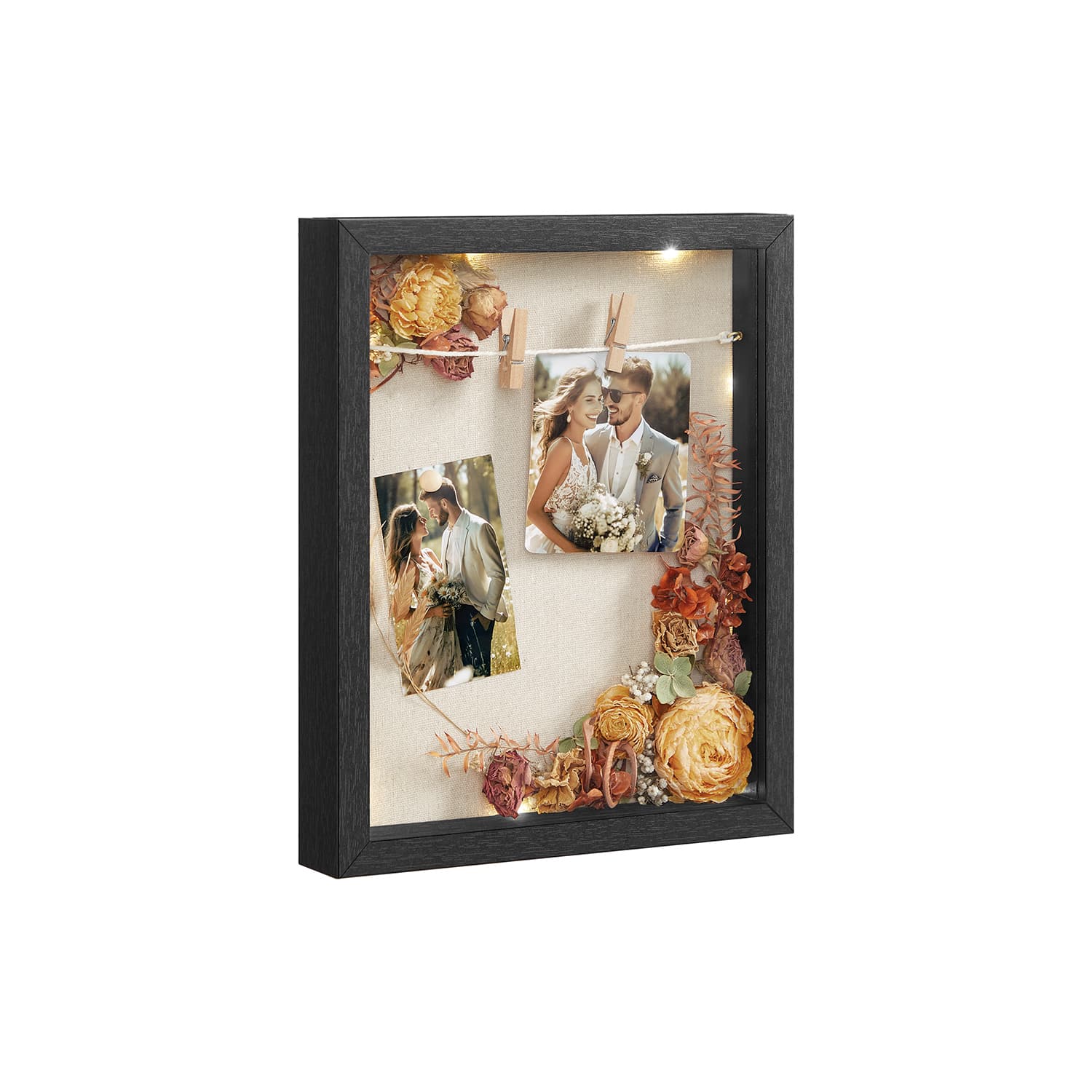 Bilderrahmen DIY Geschenkidee schwarz
