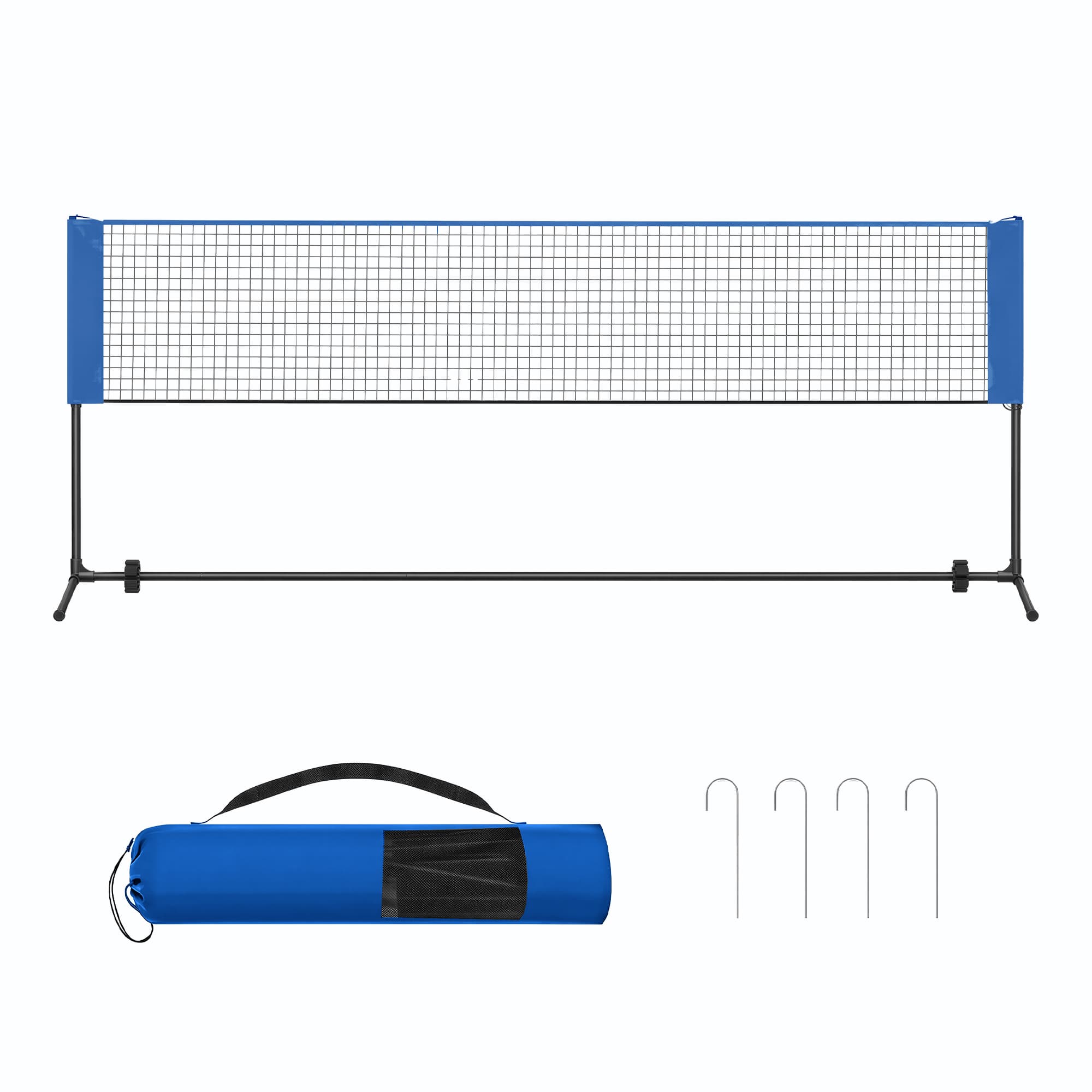 400 cm Badmintonnetz, höhenverstellbar, Volleyballnetz