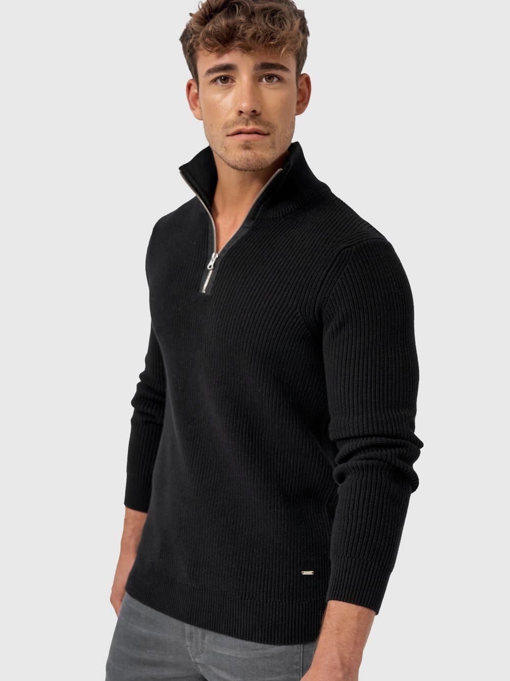 Indicode Strickpullover Herren schwarz, XXL