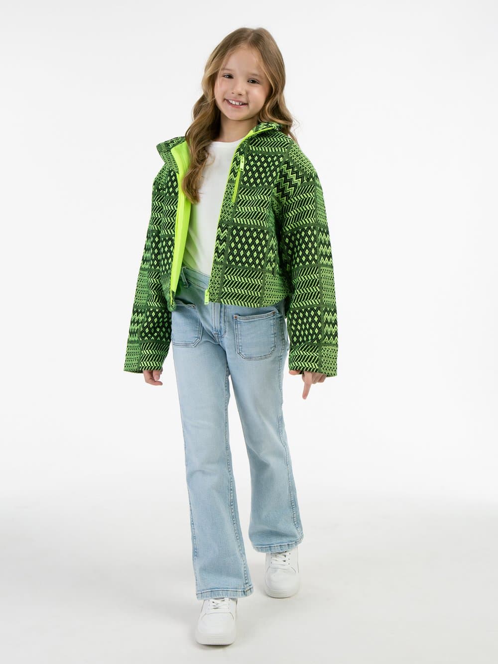 MyMo Blouson Mädchen grün, 146