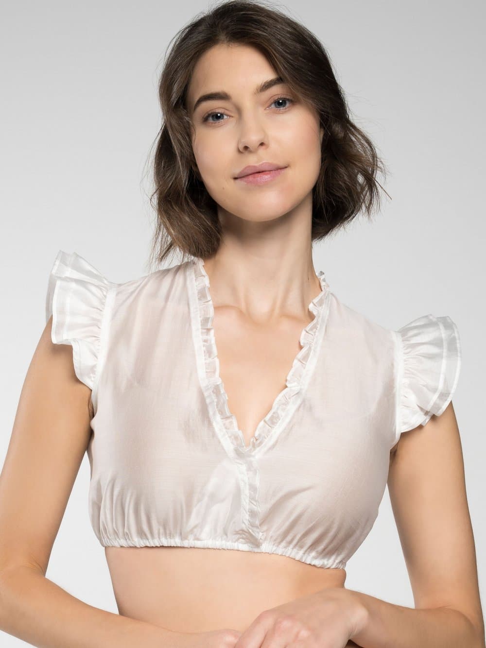 Spieth & Wenksy Dirndlbluse Damen weiß, 32