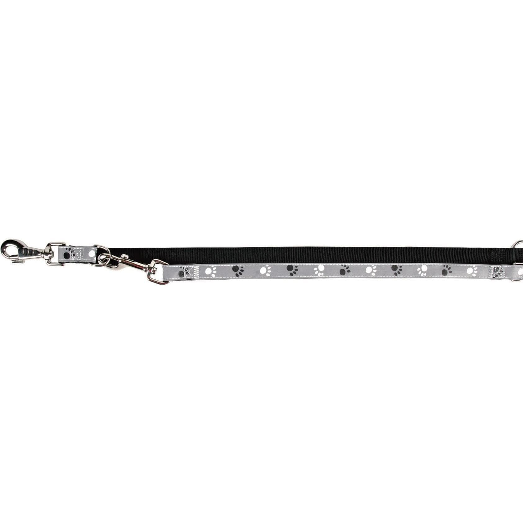 Trixie Doppelführleine Silver Reflect (S, XS, Hund), Halsband + Leine