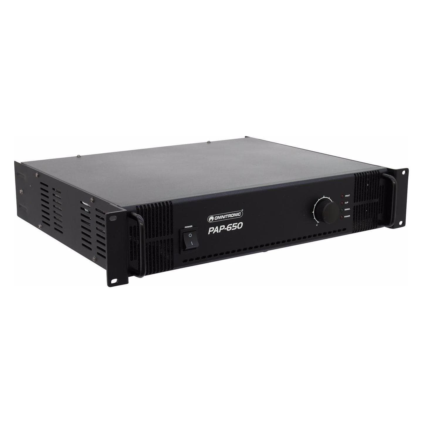 Omnitronic Pap-650 (Verstärker), Stereoverstärker, Schwarz