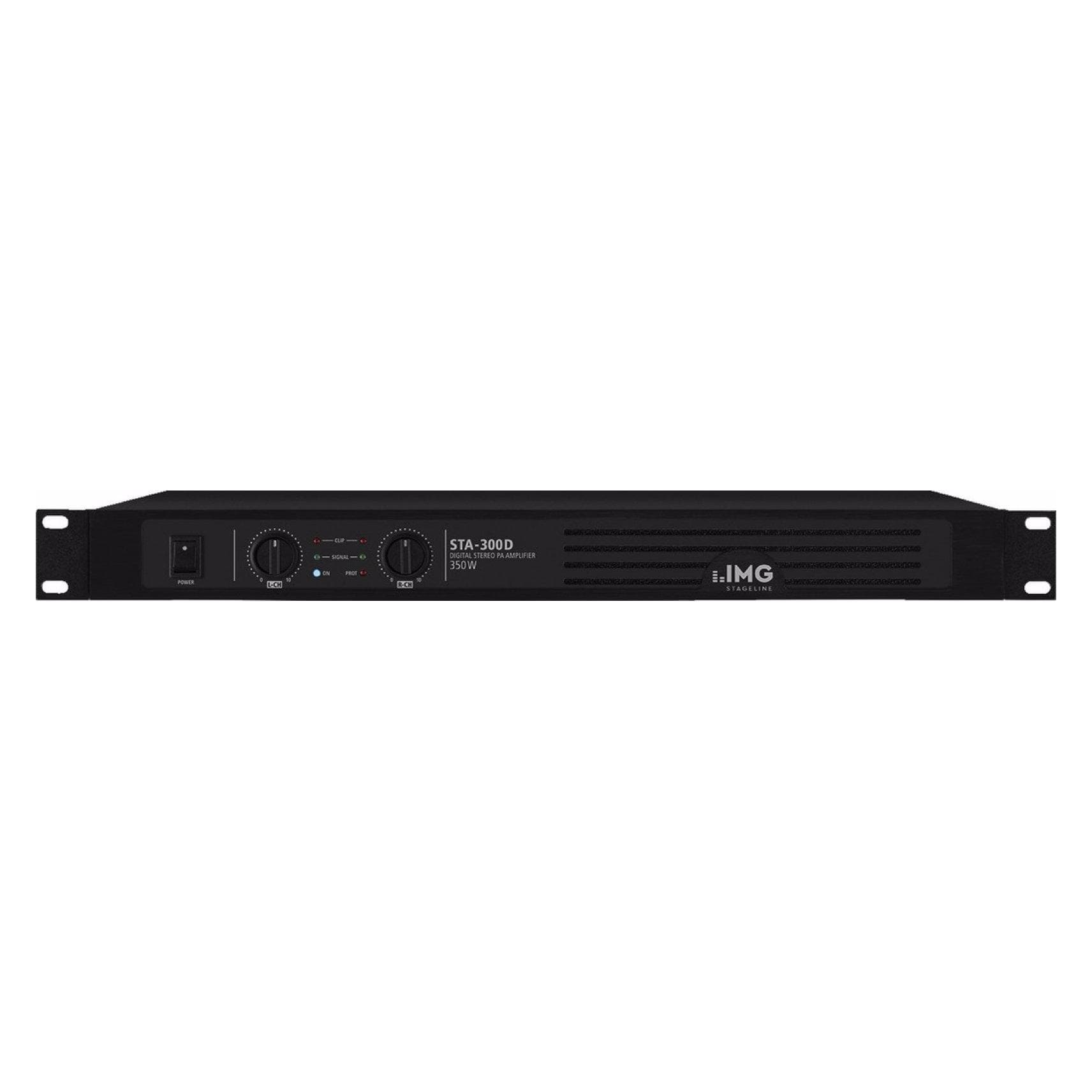 Img Stage Line Stereo-PA-Digital-Verstaerker, 1HE, max. 350W (Verstärker), Effektgerät, Schwarz