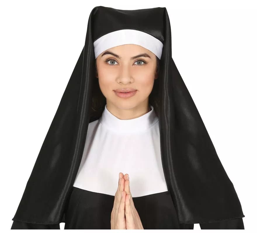 Kopfschmuck der schwarzen Nonne