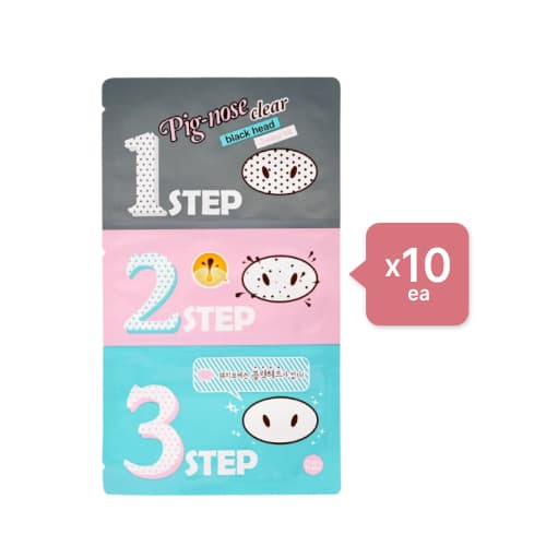 Holika Holika Pig-nose Clear Black Head 3-Step Kit (10er) Set