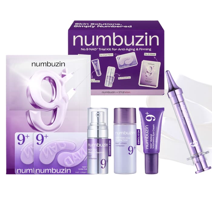 numbuzin - No.9 NAD+ Trial Kit for Anti-Aging & Firming (Stylevana Exclusive) - 1 Set (6Items) & No.9 NAD+ Retinol Volumetox...
