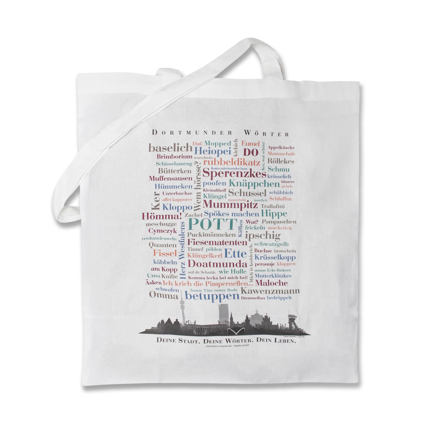 Stoffbeutel / Tasche Dortmund - Dortmunder Wörter