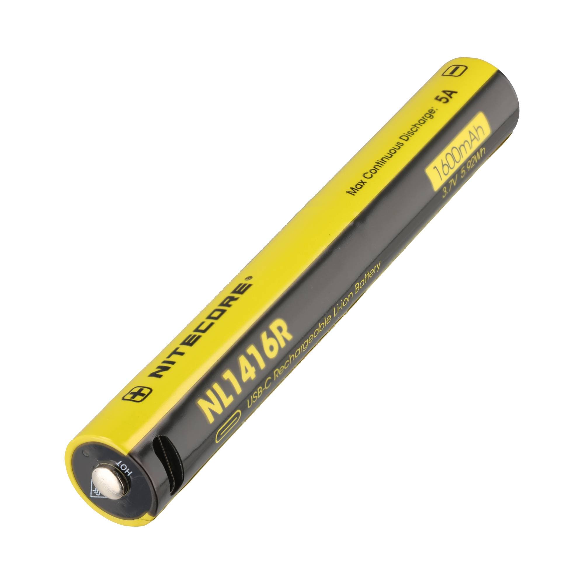 Nitecore Li-Ion Akku 3.7V 1600mAh 2x 14500 USB-C für MT2A Pro Taschenlampe