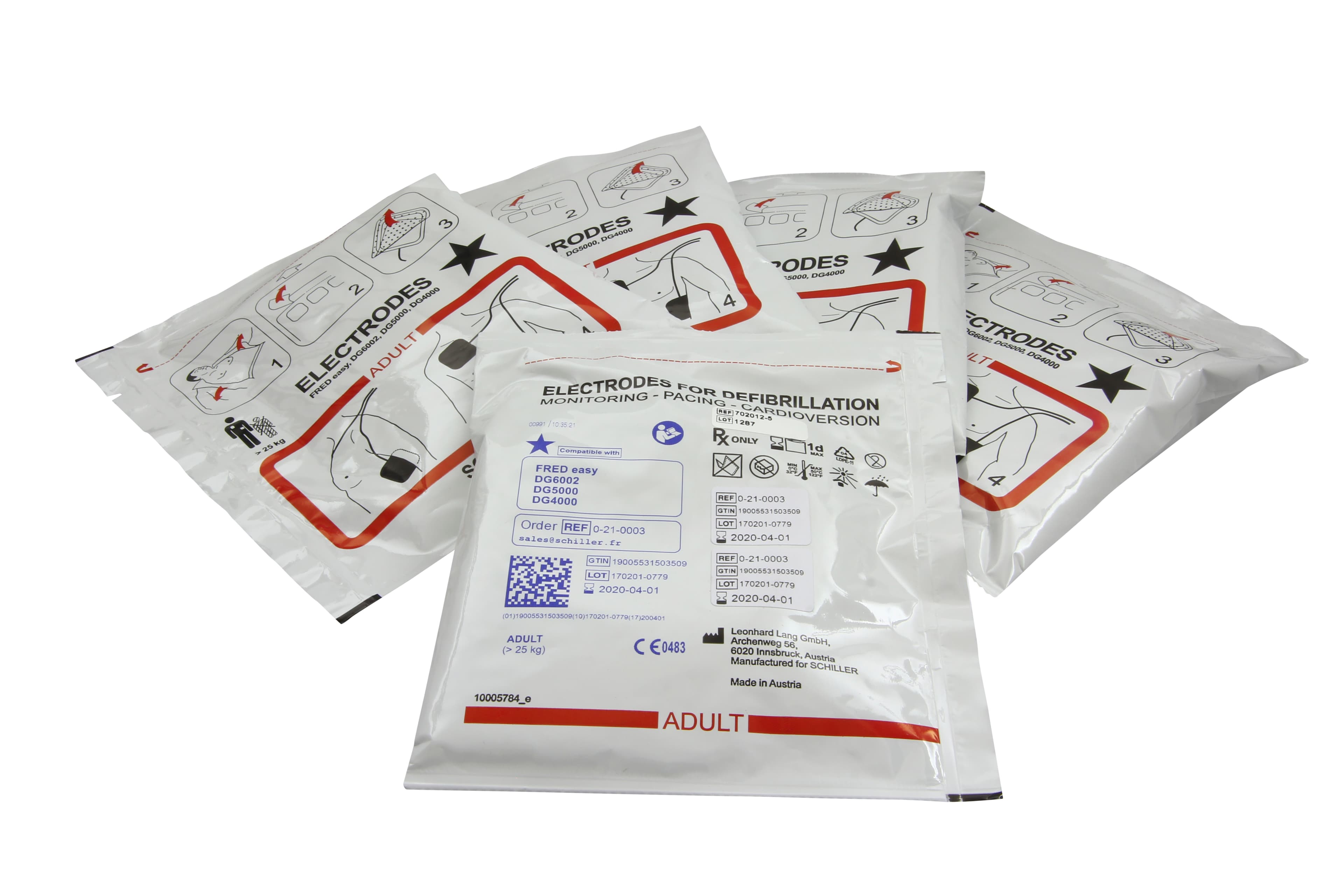 Original Schiller Defi Pads Fred Easy