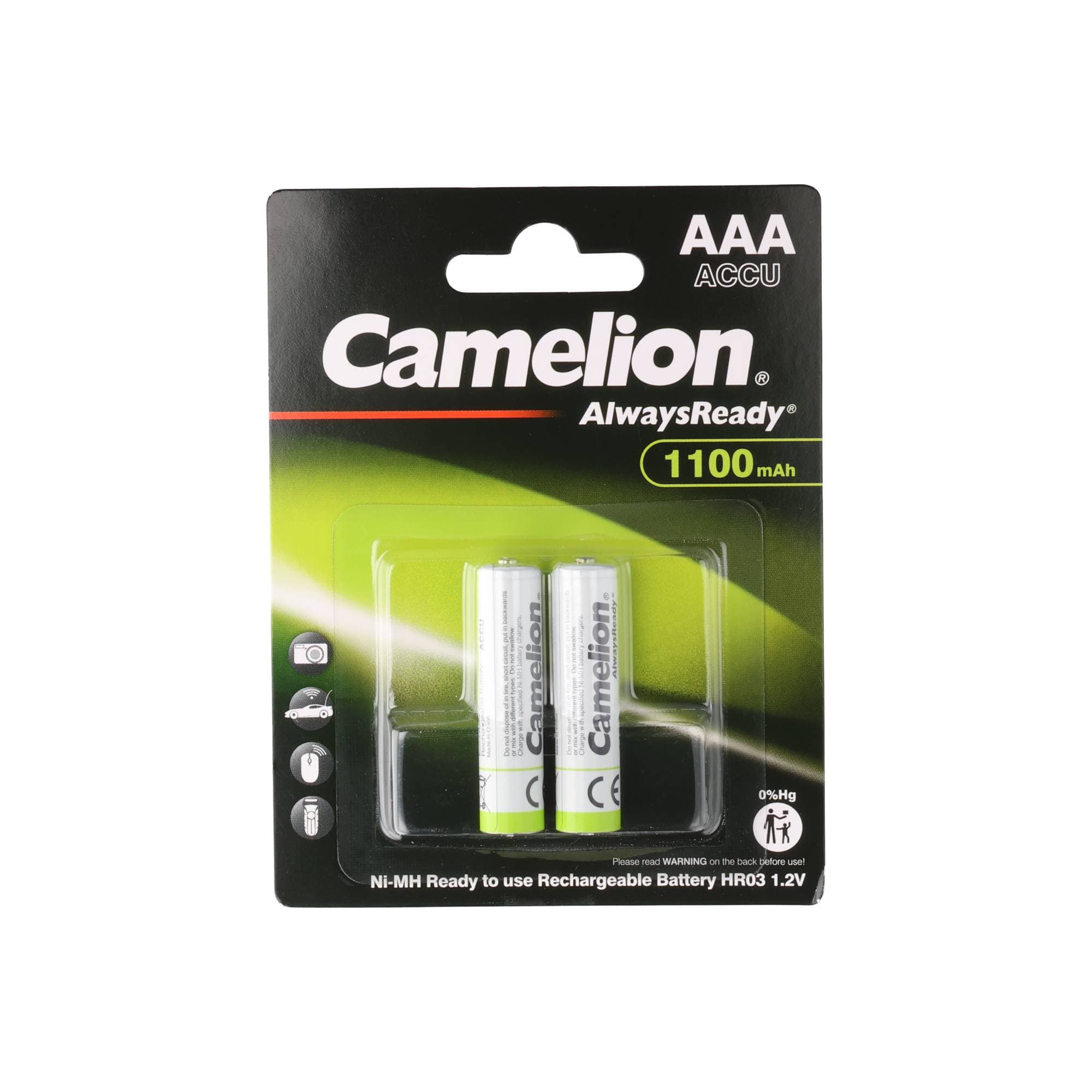 Akku für SIEMENS Gigaset AS28H, Typ Micro, AAA, R3, R03, 1,2Volt, 1.100 mAh, Ni-Mh