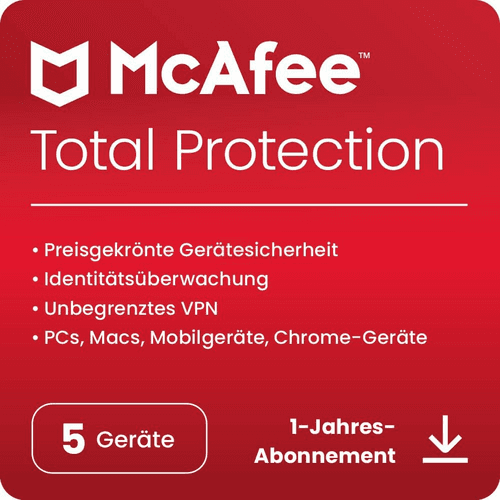 Total Protection Vollversion ESD   5 Geräte 1 Jahr ( Download )