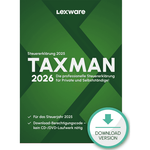 TAXMAN 2026  ESD    (Steuerjahr 2025) (Download)