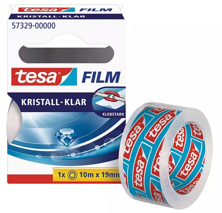 tesa Film, kristall-klar, 19 mm x 33 m