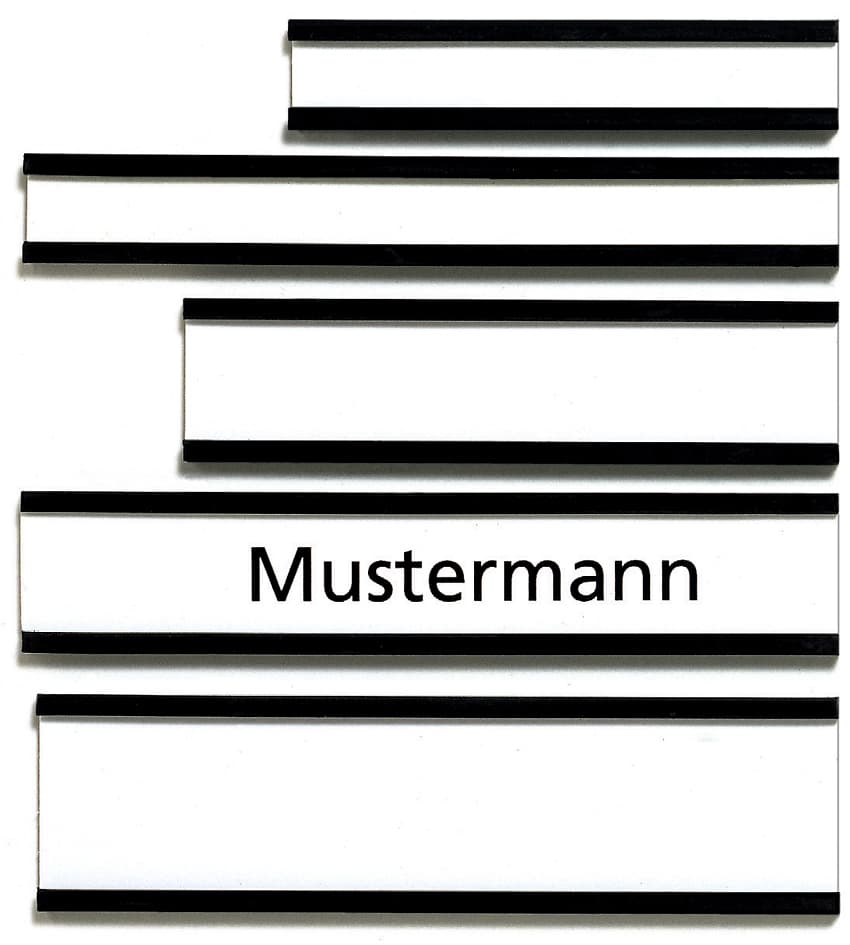 FRANKEN Magnetschild C-Profil Beschilderung, 75 x 20 mm
