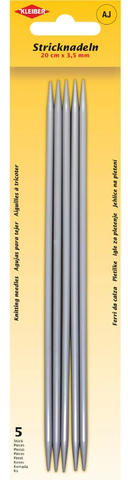 KLEIBER Stricknadel-Set / Strumpfspiele, 200 mm x 3,5 mm