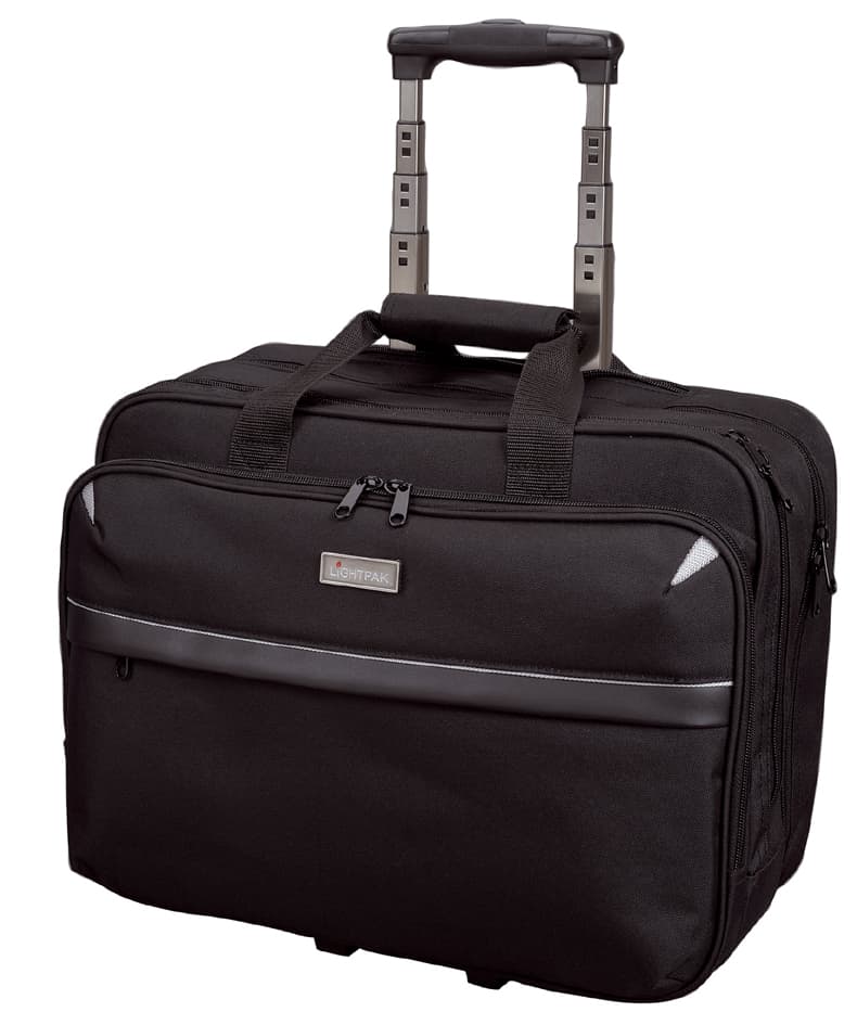 LiGHTPAK Business Notebook-Trolley , XRAY, , Nylon, schwarz