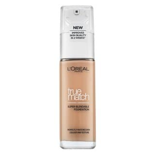 L´Oréal Paris True Match Super-Blendable Foundation Flüssiges Make Up für Einigung des farbigen Hauttones 3D/3W Golden Beige 30 ml