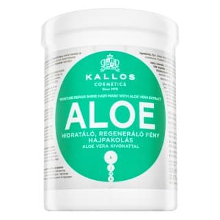 Kallos Aloe Moisture Repair Shine Hair Mask pflegende Haarmaske für Feinheit und Glanz des Haars 1000 ml