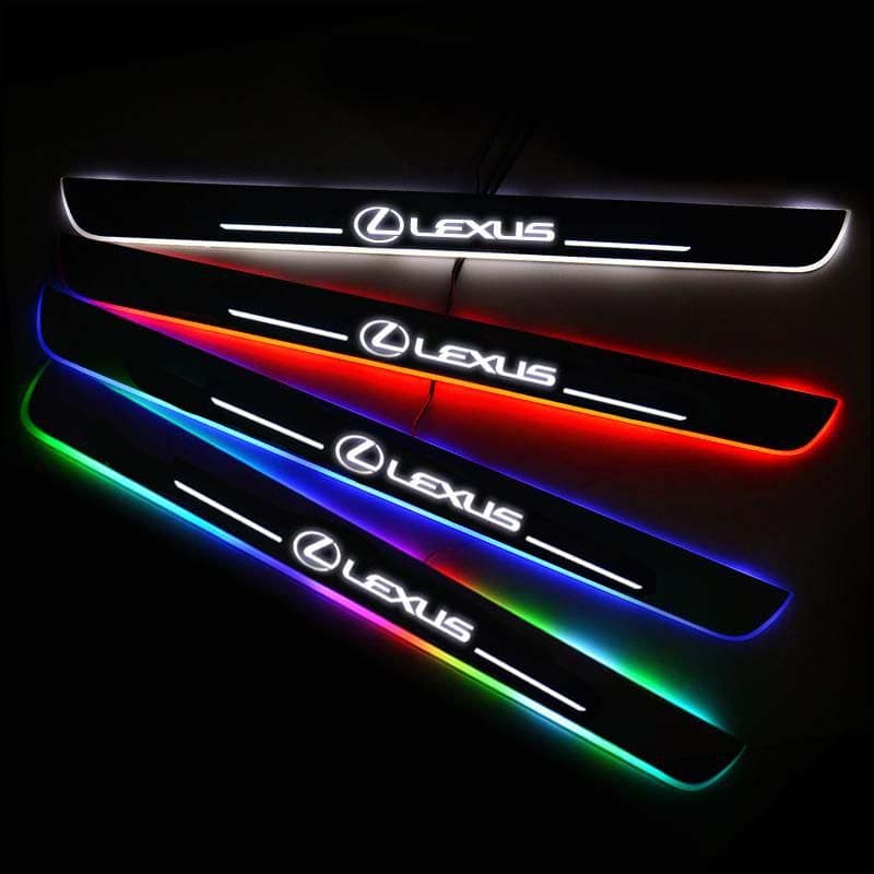 LED Wireless Lexus Illuminated Door Sills with 7 Colors Change