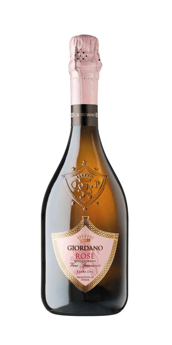 Rosé Vino Spumante Millesimato - Schaumwein Mit Leuchtend Rosafarbener Farbe, Veredelt Durch Purpurrote Und Perlmuttartige Reflexe, Fein Und