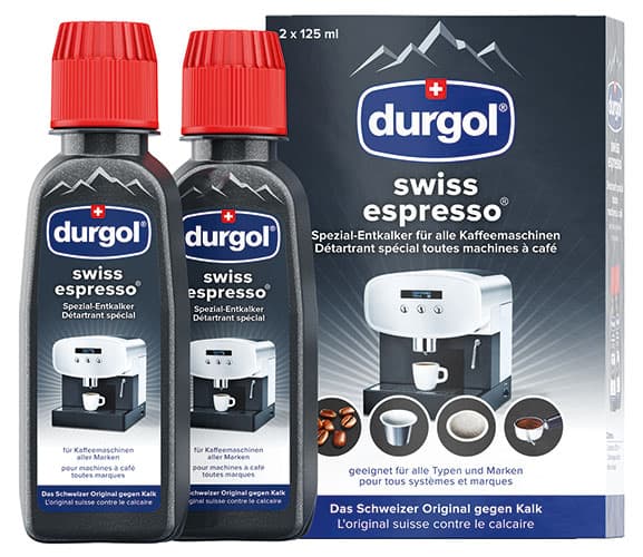 Durgol swiss espresso, Spezial-Entkalker für alle Kaffee- und Espressomaschinen, 250ml