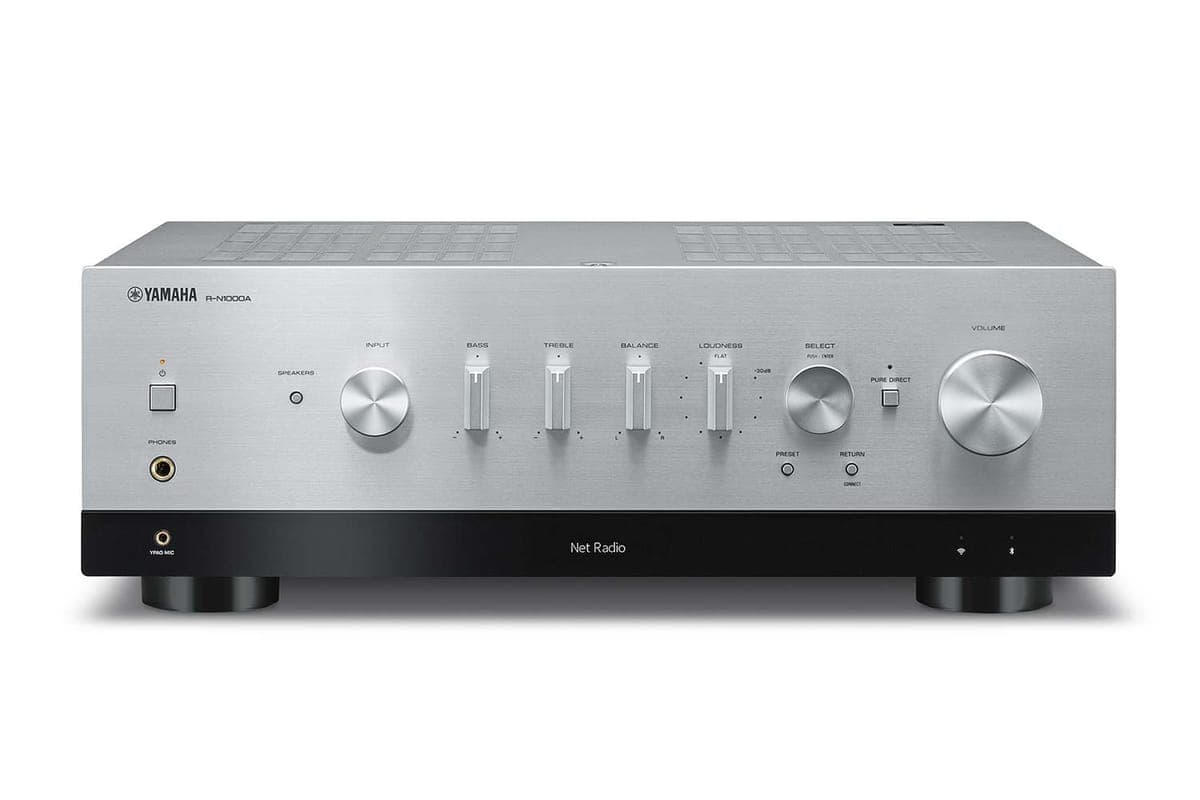 Yamaha R-N1000A Stereo Netzwerk Receiver - Silber