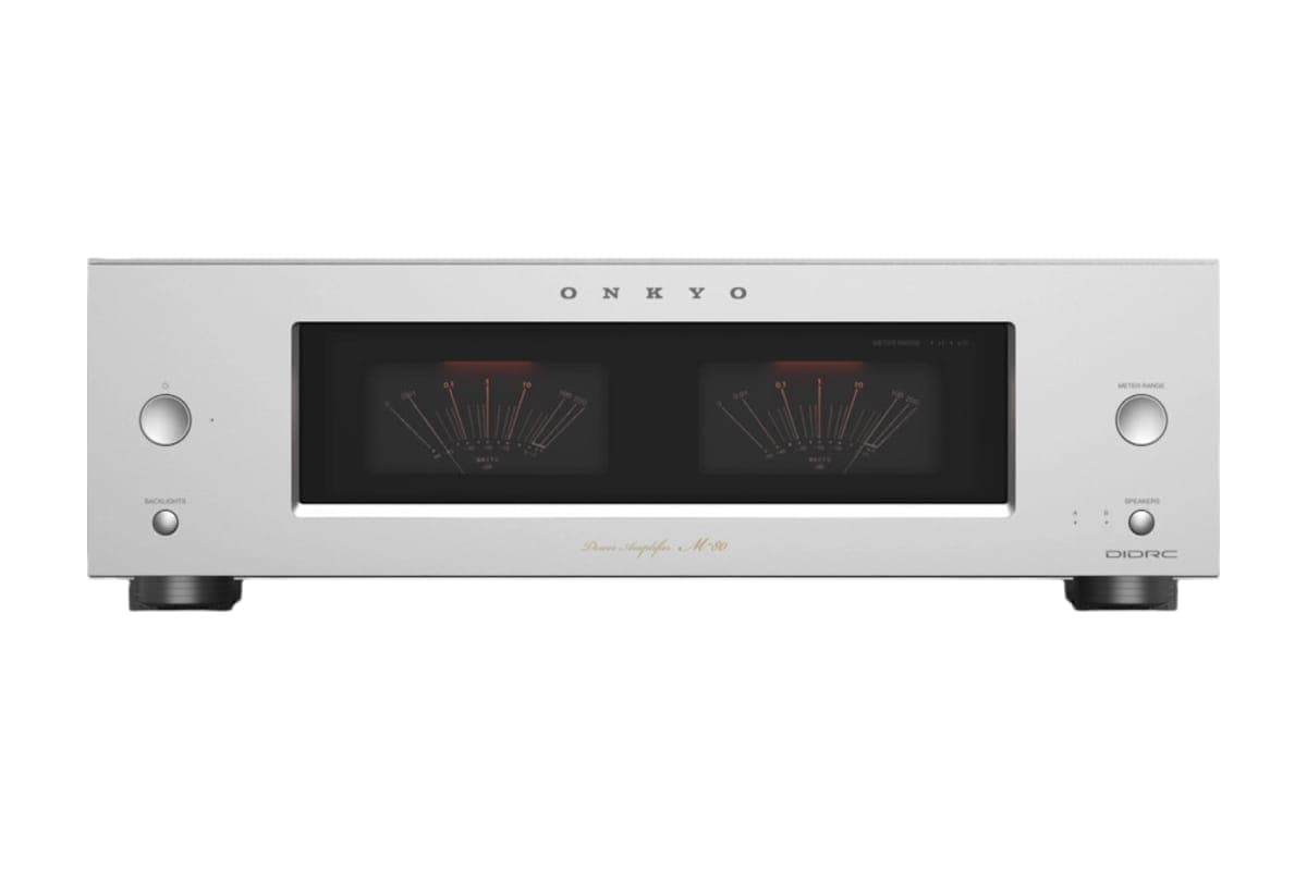 Onkyo M-80 Stereo Endstufe - silber