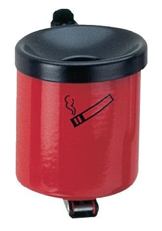 Wandascher Ø150xH145mm rot, m.Kippvorrichtung TKG