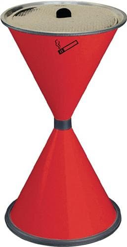 Standascher D405xH770mm rot, Stahlbl.TKG