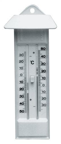 Thermometer Messber.-50 b.50GradC - 5 ST, H232xB80xT32mm Ku.