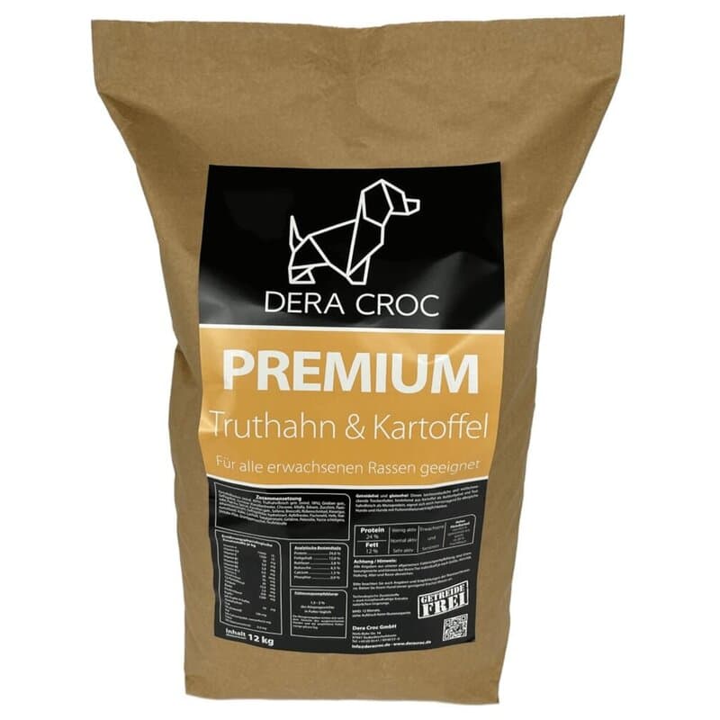 Dera Croc Premium Truthahn & Kartoffel - 4 kg