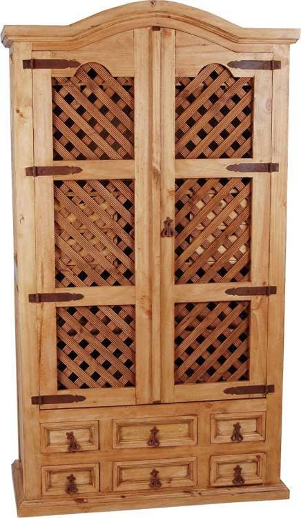 MiaMöbel Mexico Barschrank Massivholz Pinie Landhaus Mexiko Möbel Mexikanisch