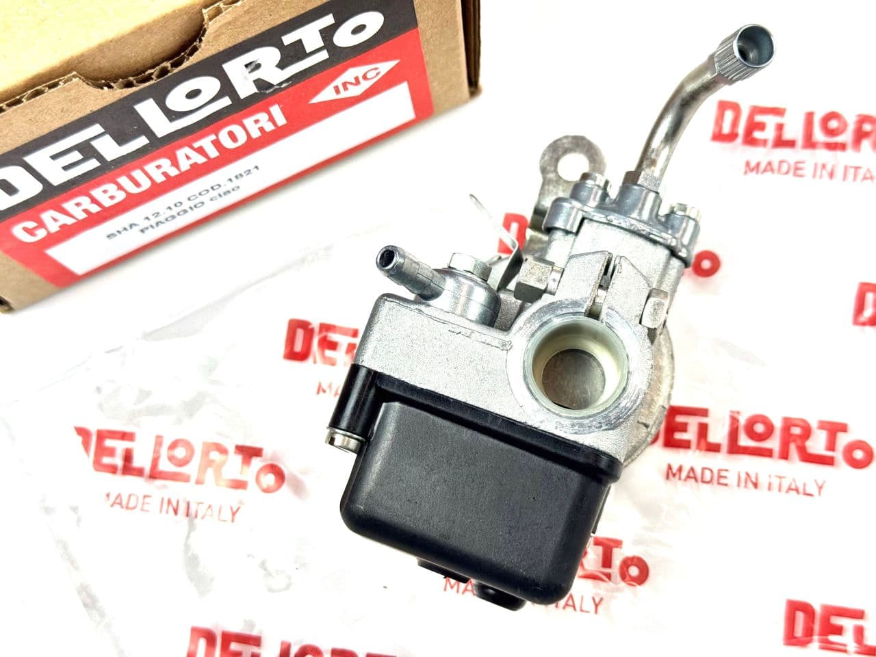 Original Dellorto SHA Vergaser 12/10 für Ciao Bravo Si Boxer Piaggio Vespa